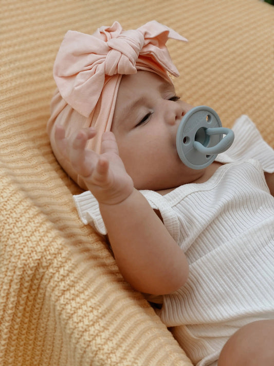 Turbante con Lazo Nenina & Co Rosa Claro