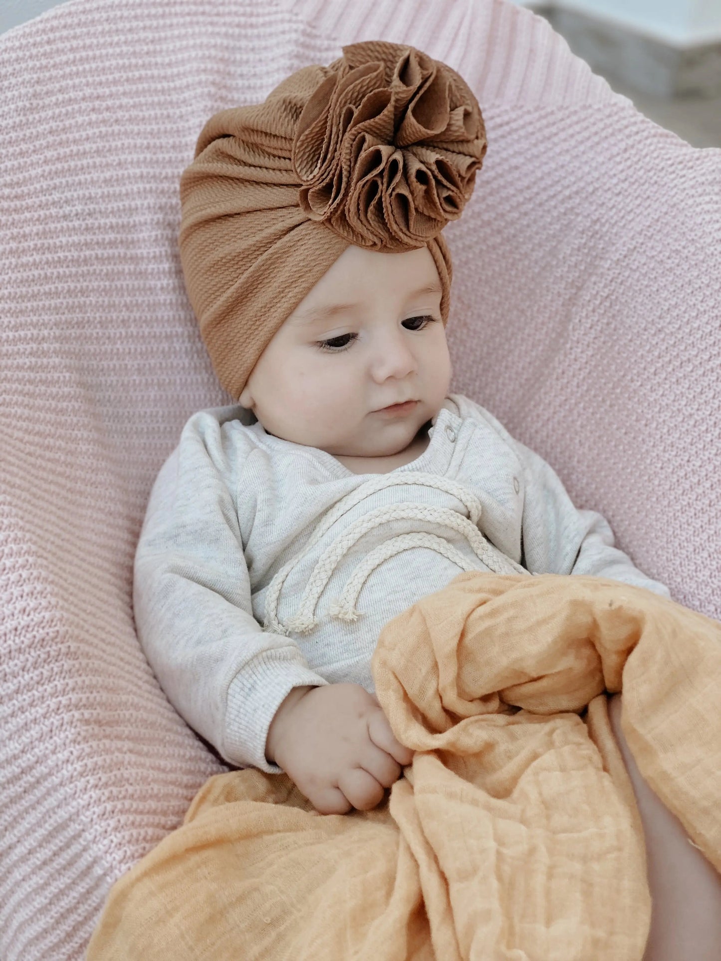 Turbante marrón Nenina & Co