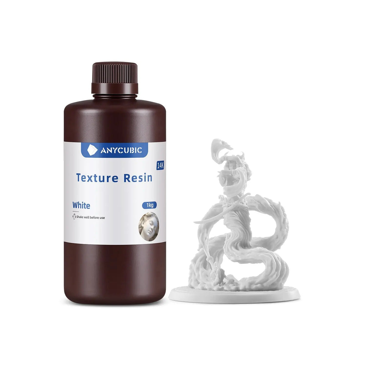 Resina texturizada 14K gris 1kg para miniaturas y figuras 3D