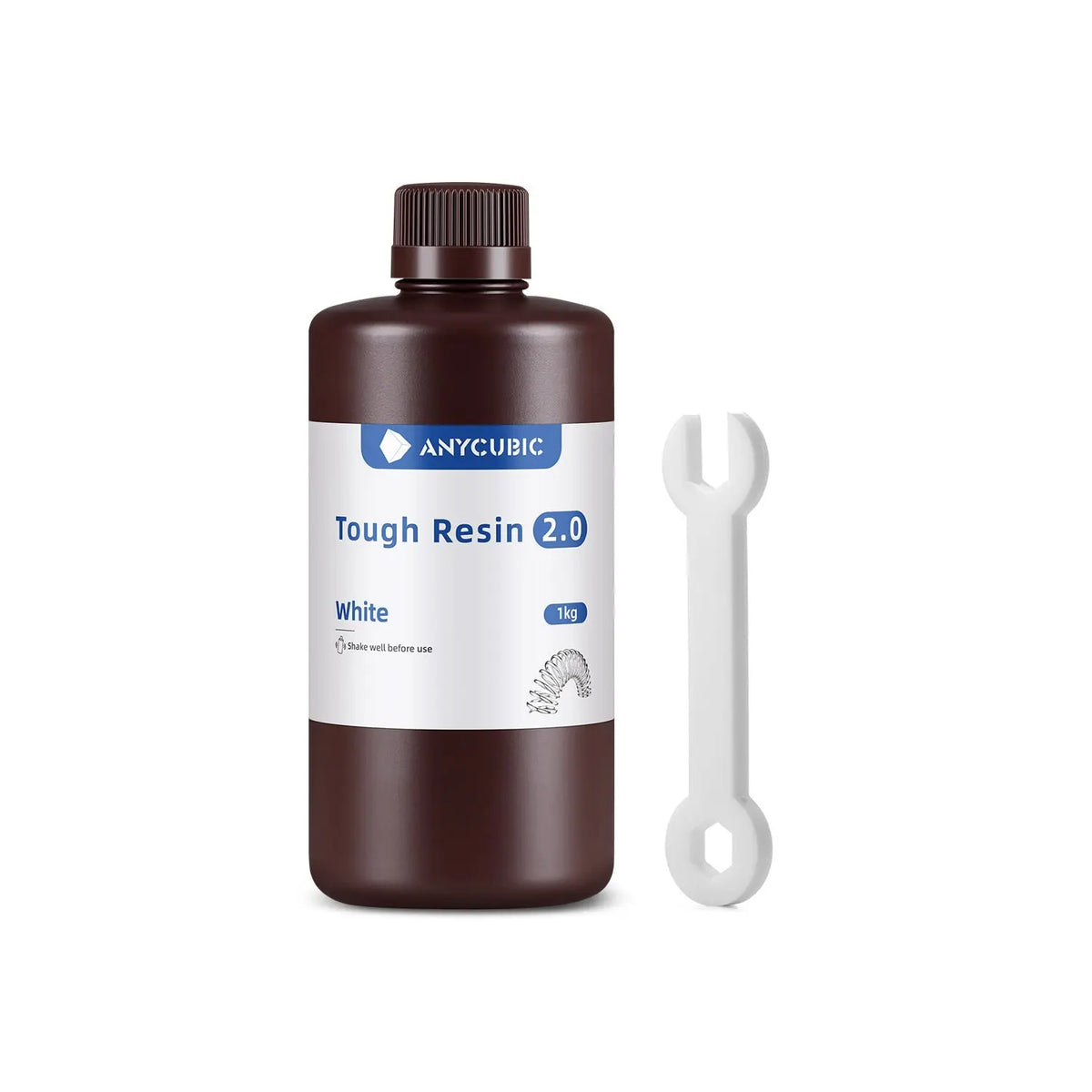 Resina resistente para impresora 3D 1 kg semiflexible Tough 2.0