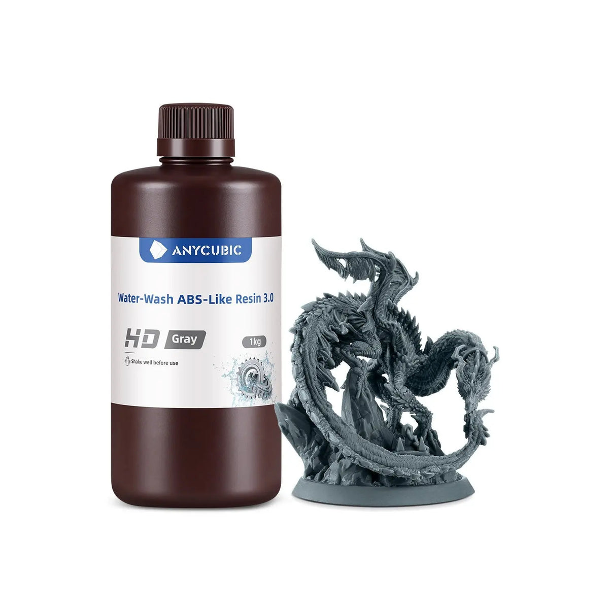 Resina ABS-like 3.0 lavable al agua 1kg para impresora 3D LCD DLP