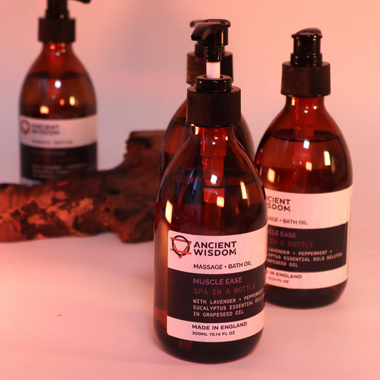 Aceite de masaje y baño de aromaterapia - Alivio Muscular 300 ml