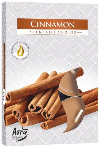 1x Set de 6 Velas de Té Perfumadas - Canela - Ornare Living
