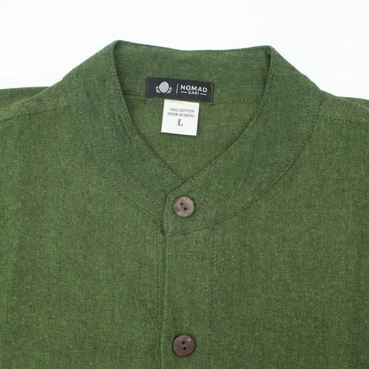 Nomad Sari Kathmandu Camisa - Verde Bosque - Grande