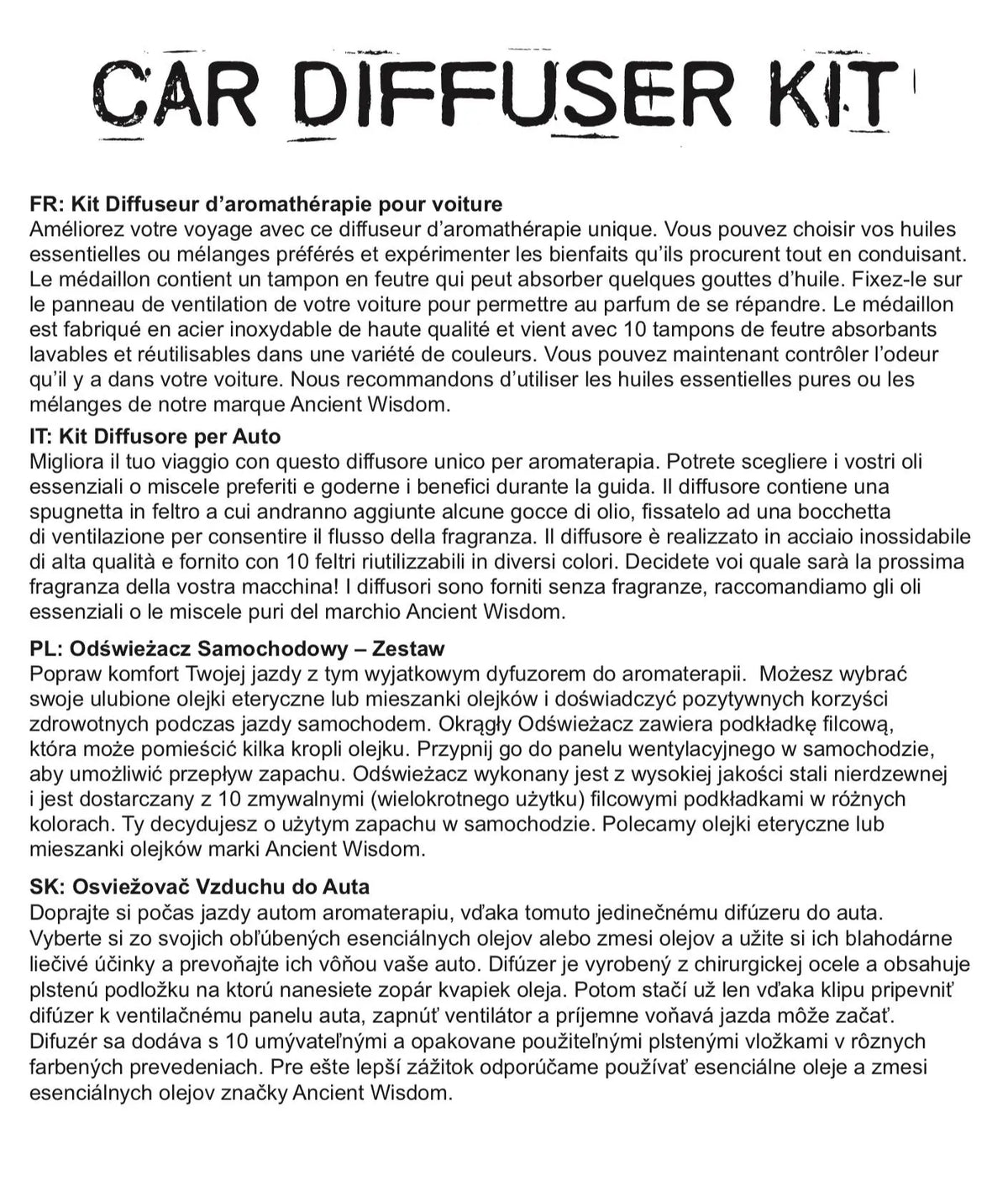 Difusor de aromaterapia para coche, acero inoxidable, diseño de libélula, 30mm, con 10 almohadillas de fieltro de colores.
