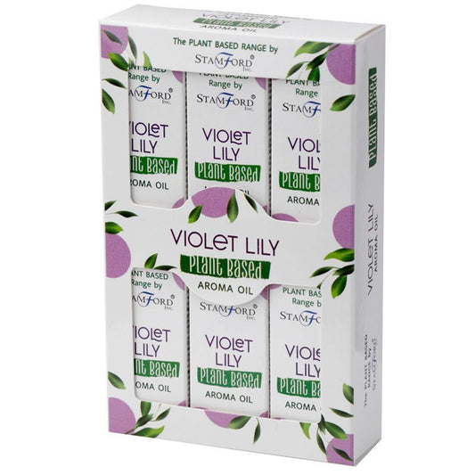 Aceites Aromáticos a base de Plantas 10 ml - Lirio Violeta