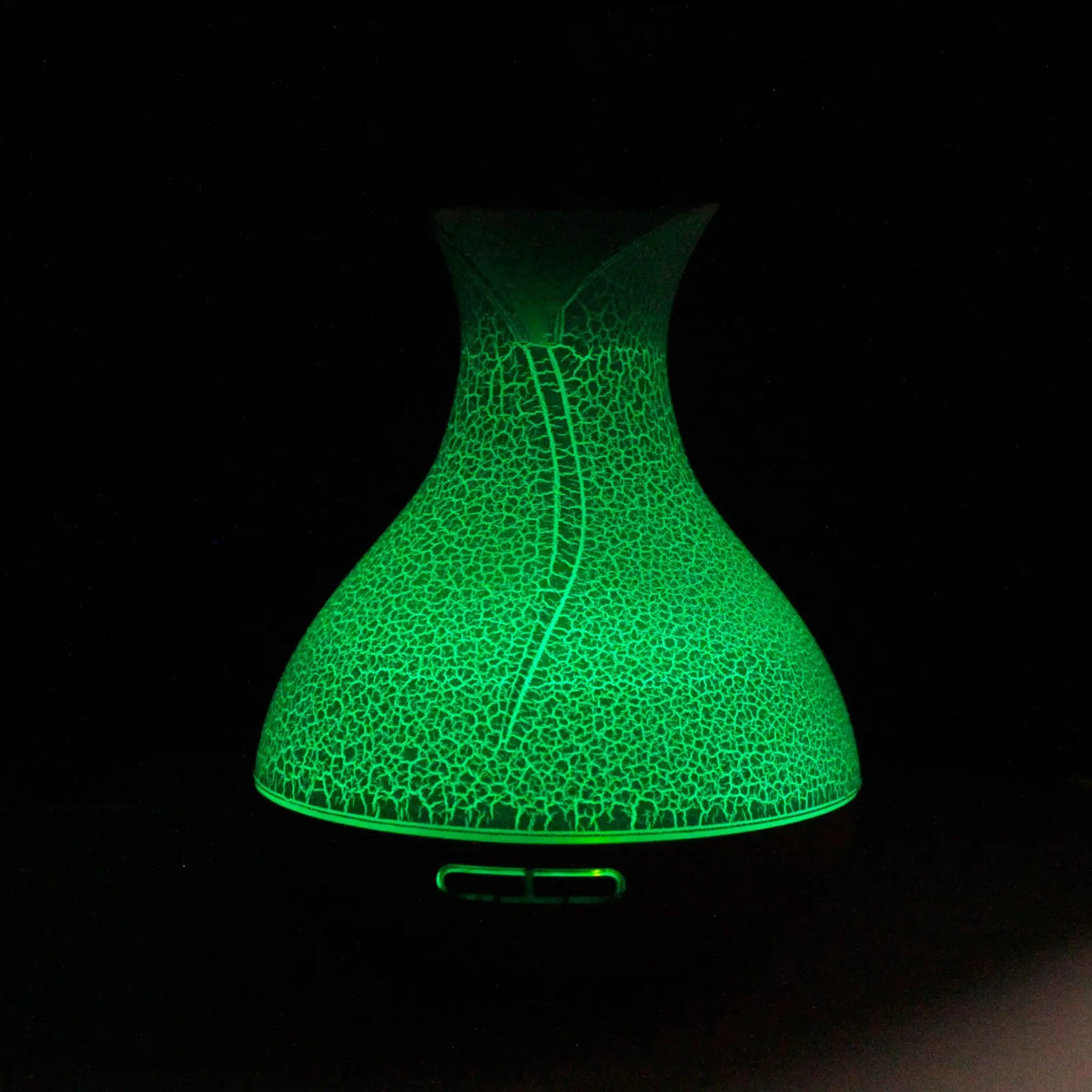 Difusor ultrasónico 400ml efecto craquelado con luz LED y temporizador