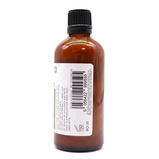Aceite de batana orgánico en frasco de vidrio ámbar de 100ml, ideal para la hidratación y nutrición del cabello.