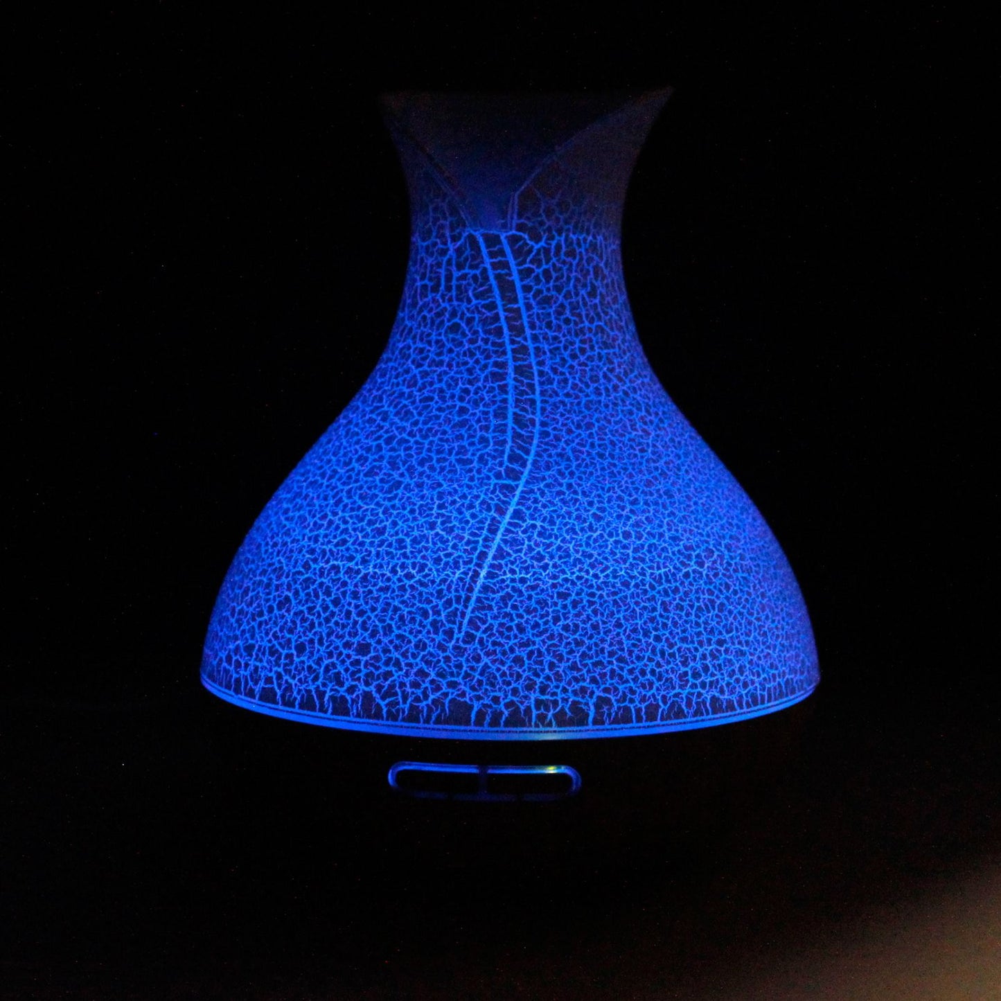Difusor ultrasónico 400ml efecto craquelado con luz LED y temporizador