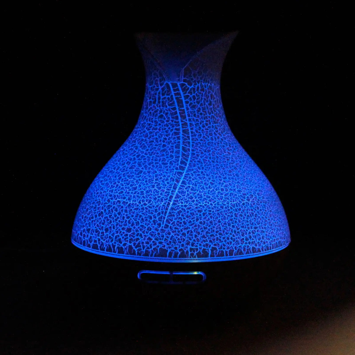 Difusor ultrasónico 400ml efecto craquelado con luz LED y temporizador