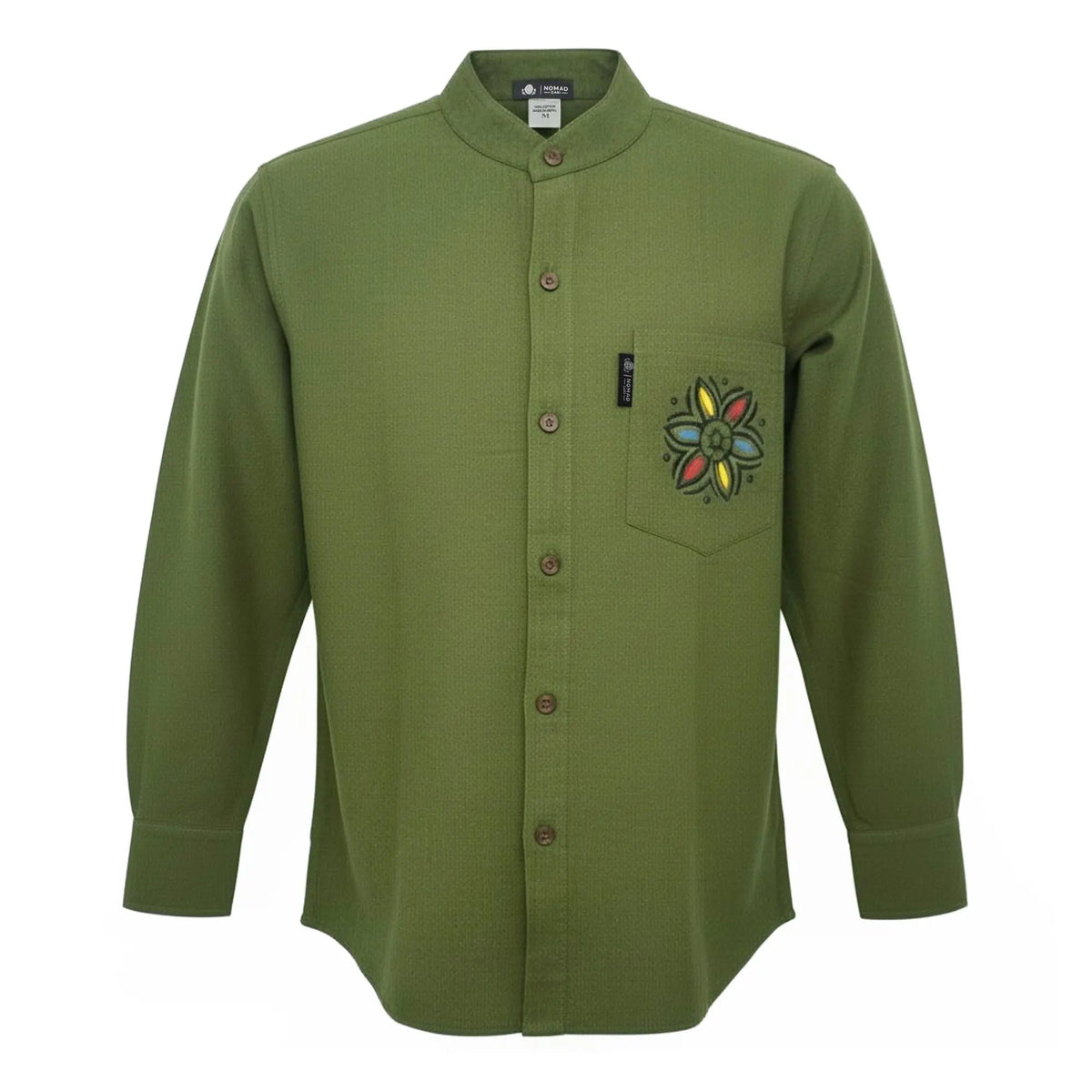 Nomad Sari Kathmandu Camisa - Verde Bosque - Grande