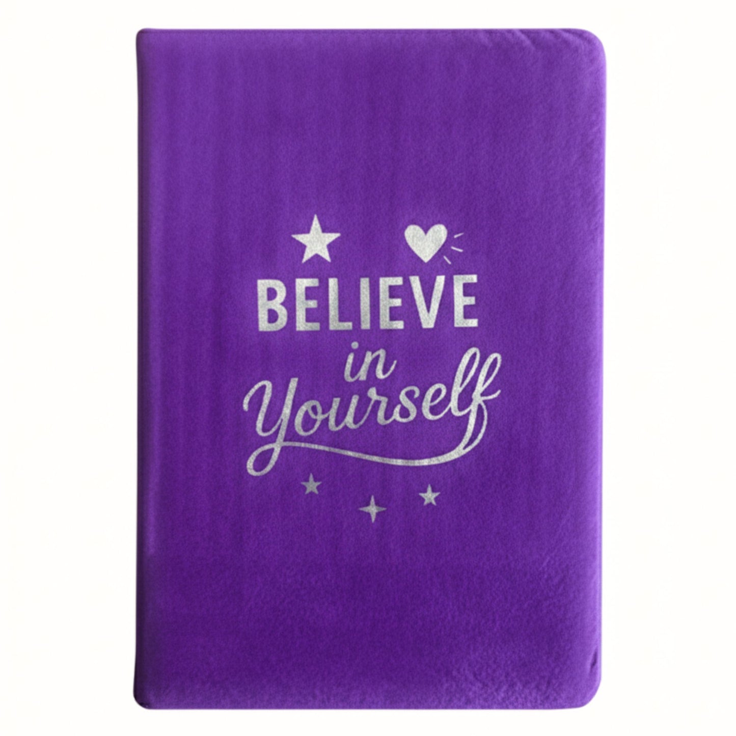 Cuaderno Terciopelo Lavanda 80 Páginas - Believe in Yourself