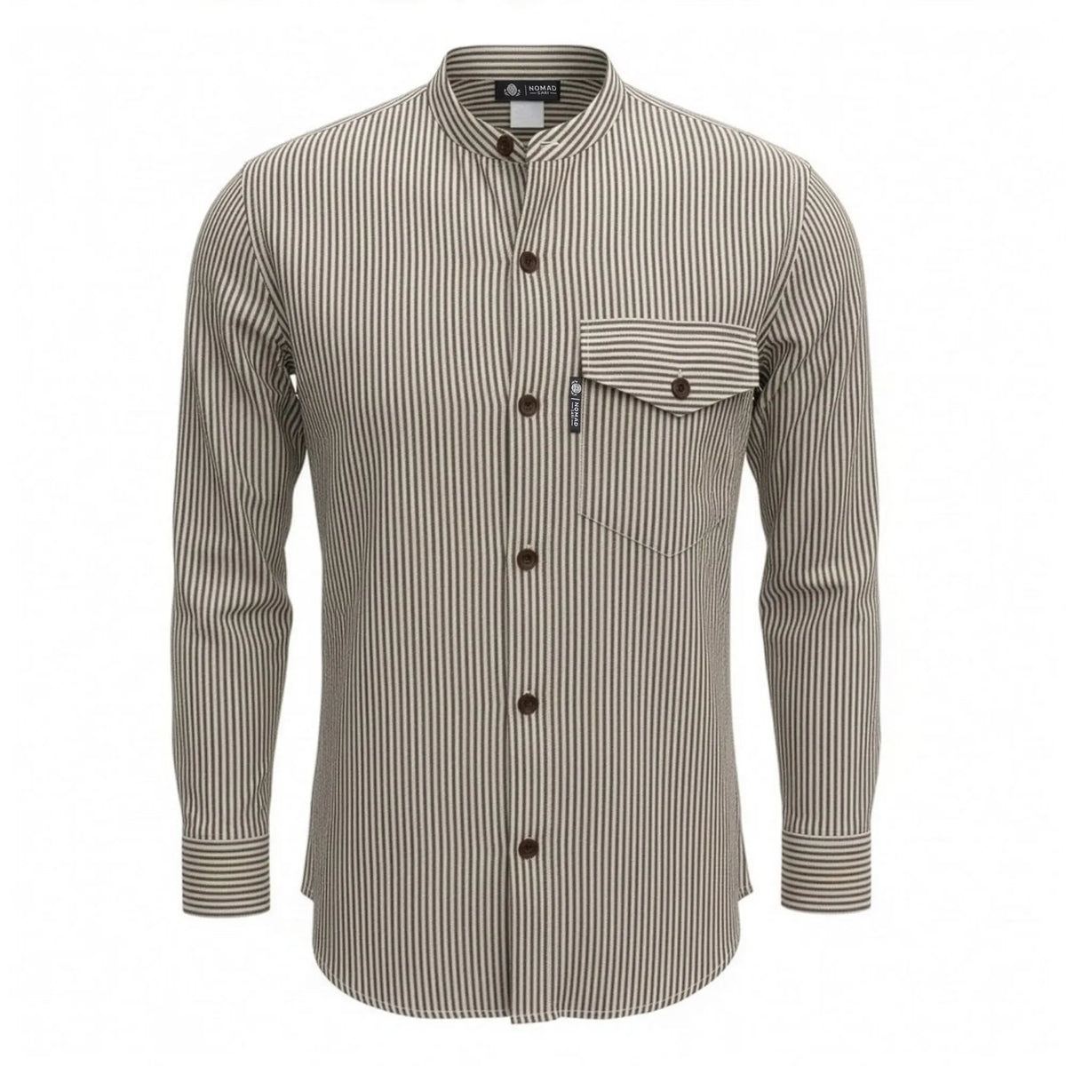 Nomad Sari Camisa Grandad - Gris Piedra - XL