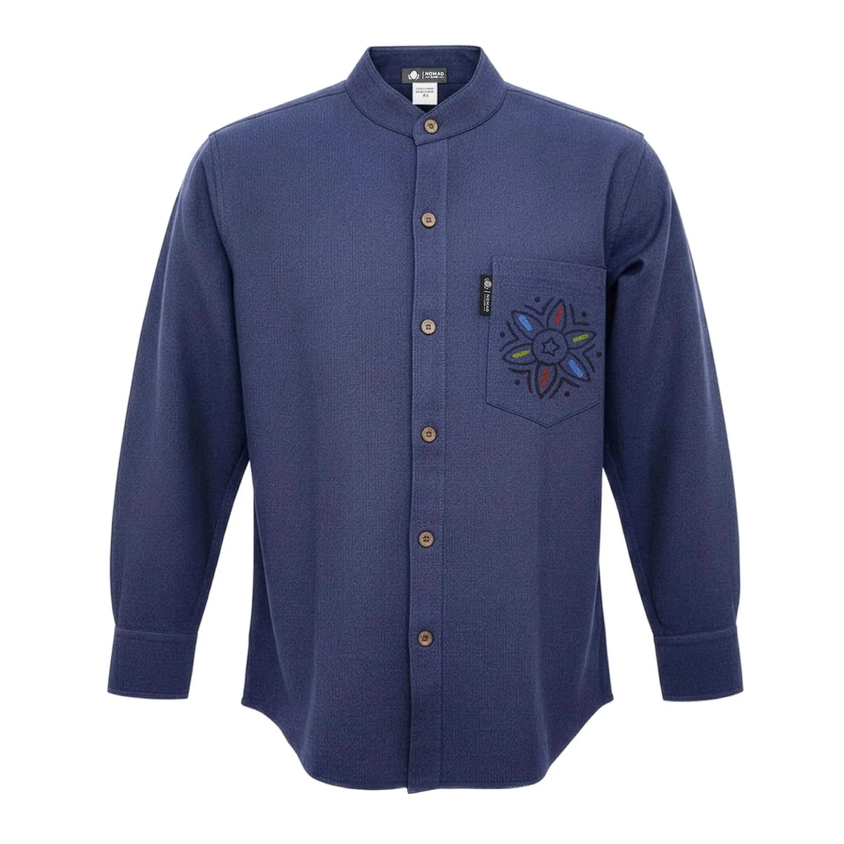Nomad Sari Kathmandu camisa - índigo - grande