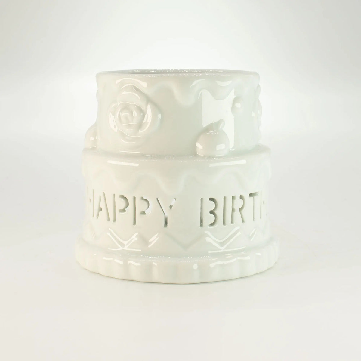 Quemador de esencias cerámica pastel cumpleaños – el regalo de aromaterapia que siempre acierta