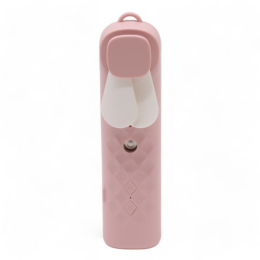 Ventilador Pulverizador Facial Rosa USB España | Hidratación Portátil