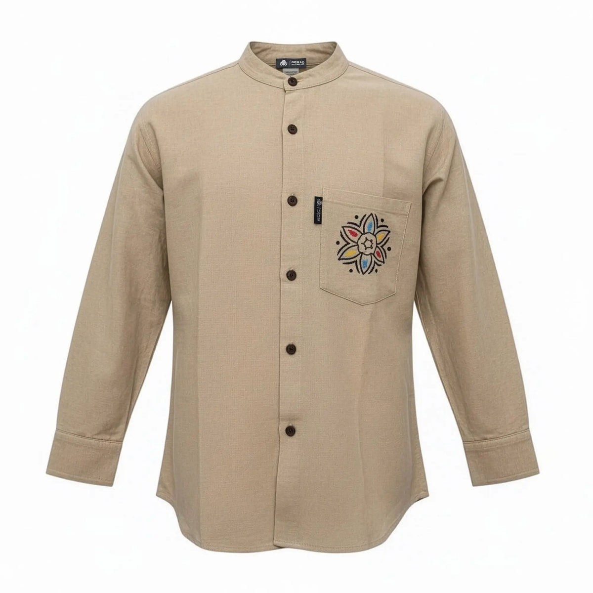 Nomad Sari Kathmandu Camisa - Piedra - Mediano