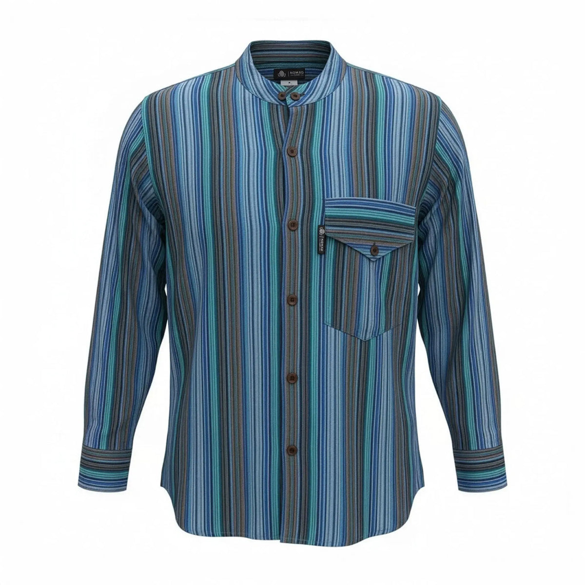 Nomad Sari Camisa de abuelo - Turquesa - Grande