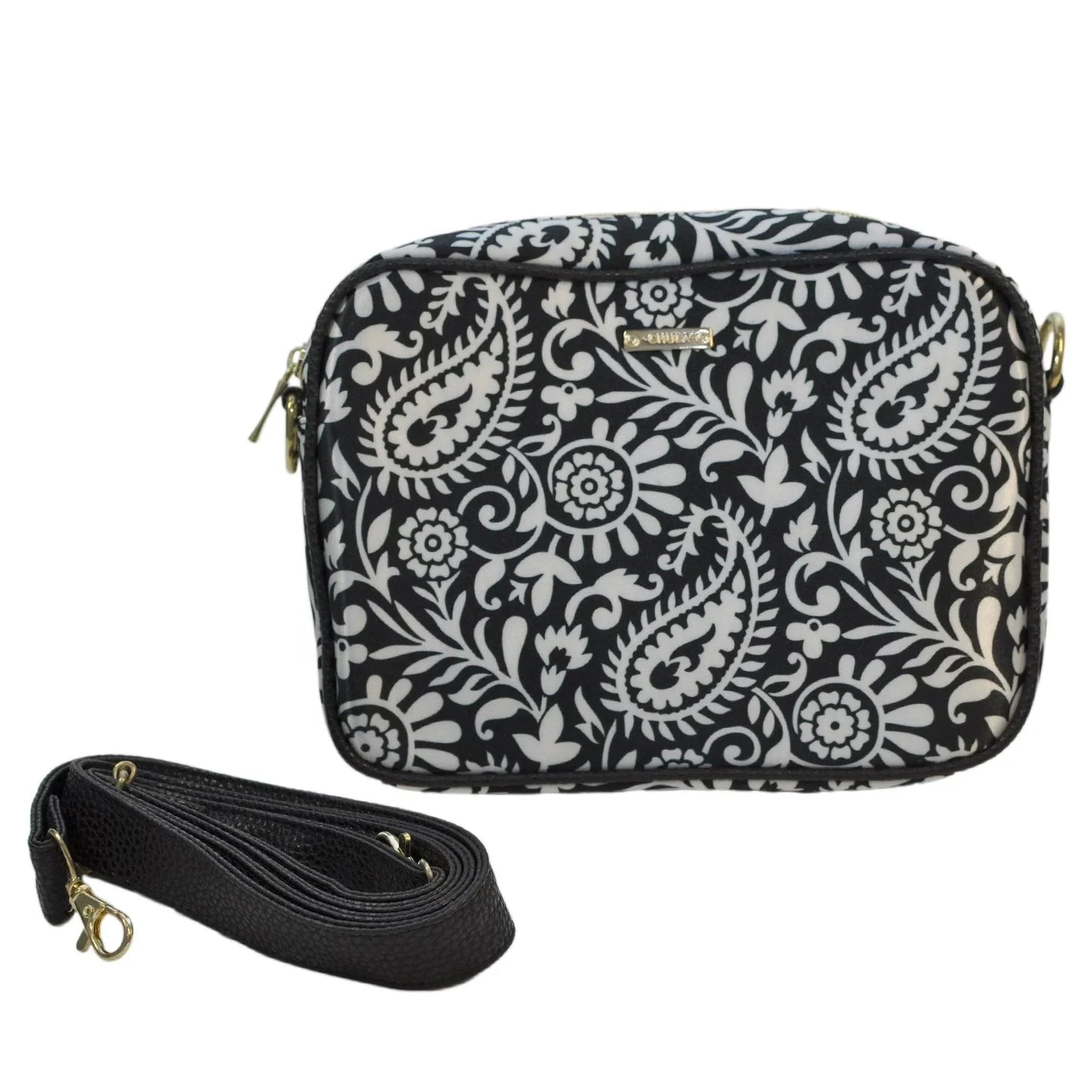 Bolso Bandolera Pequeño de Mujer MIA Garigol Negro | CHULA Tulum
