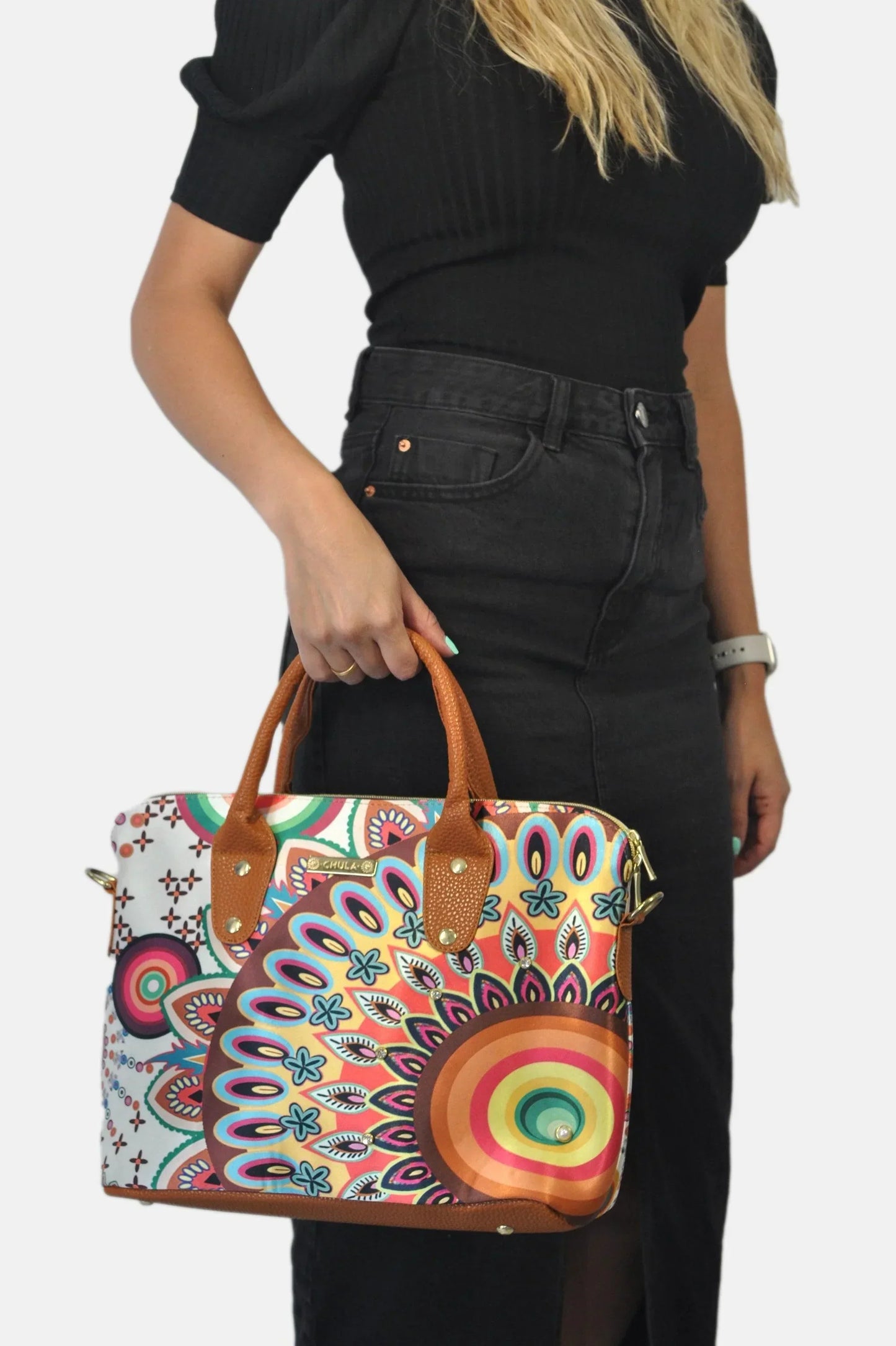 Bolso de mano y bandolera grande Lucia Zenda | CHULA Tulum