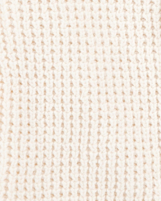 Chaqueta punto canalé capucha diseño oso