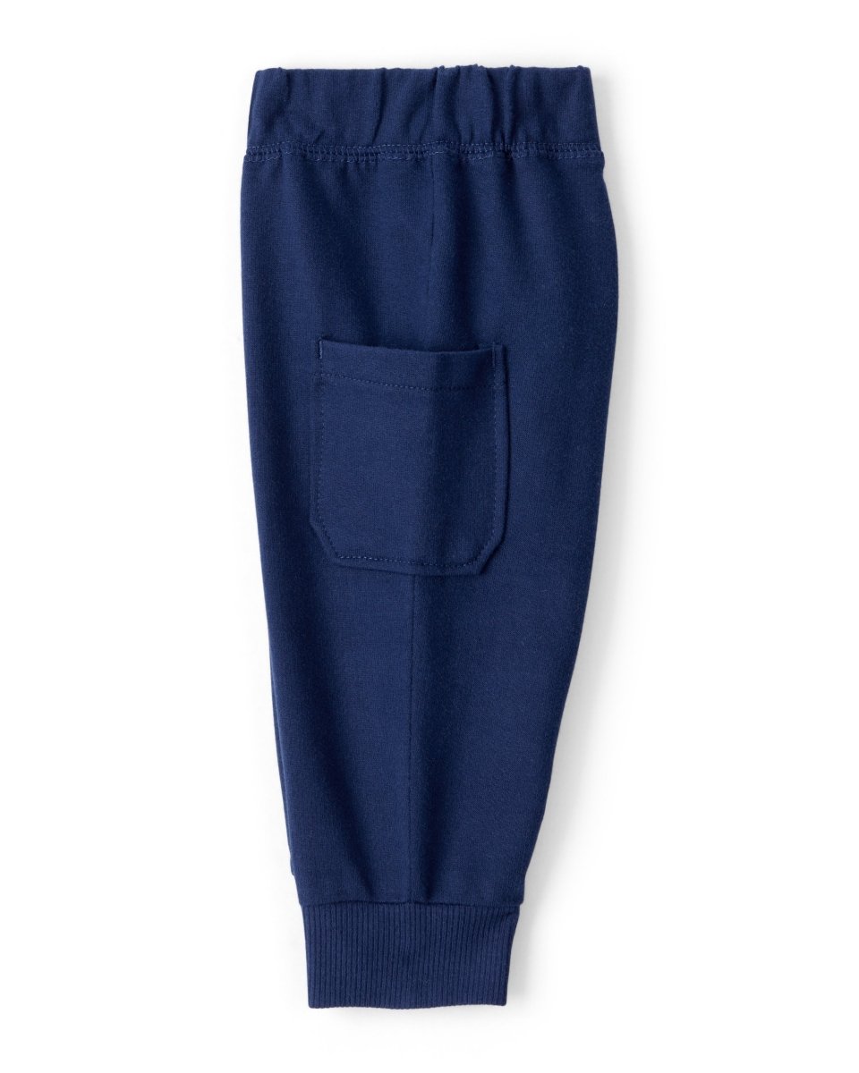 Conjunto dos piezas con body estampado y pantalón de algodón