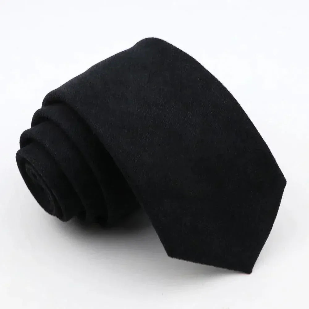 Dala · corbata negra suave