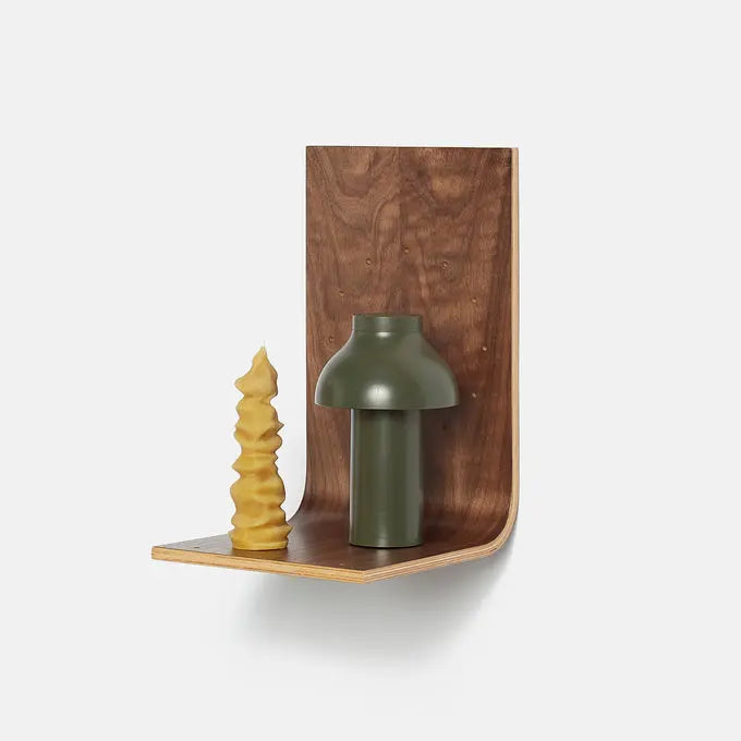 Estantería de pared de madera Brera – repisa flotante