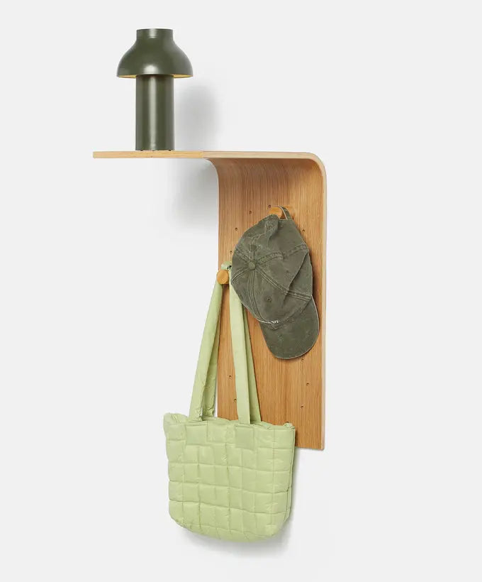 Estantería de pared de madera Brera – repisa flotante