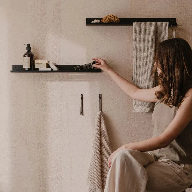 Gancho de pared en acero inoxidable negro beige o blanco