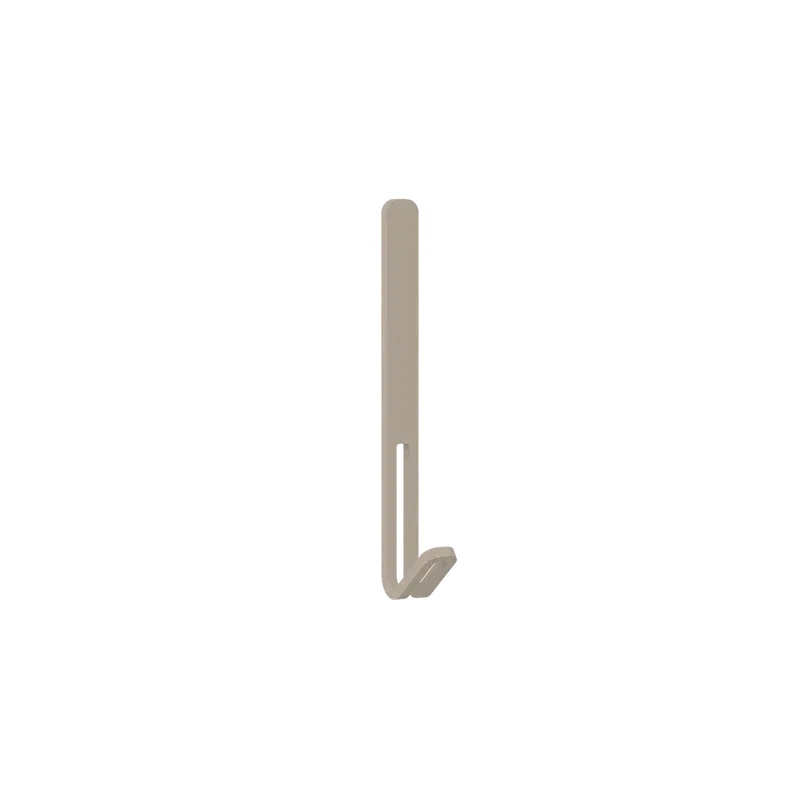 Gancho de pared en acero inoxidable negro beige o blanco