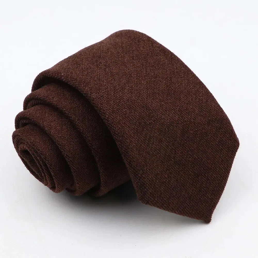 Gobi · corbata marrón chocolate suave