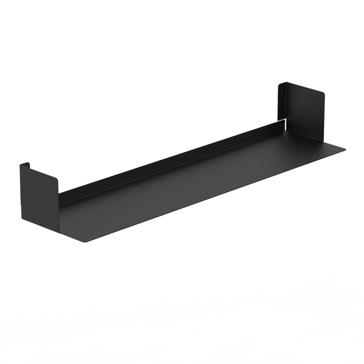 Estantería de pared en acero inoxidable negro beige o blanco