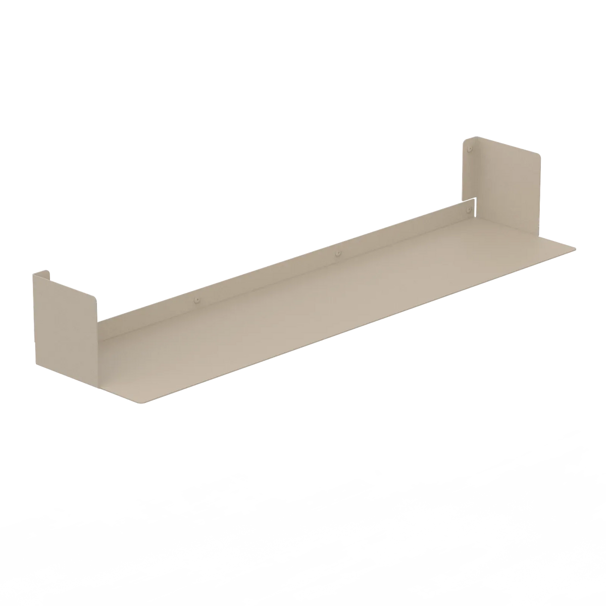 Estantería de pared en acero inoxidable negro beige o blanco