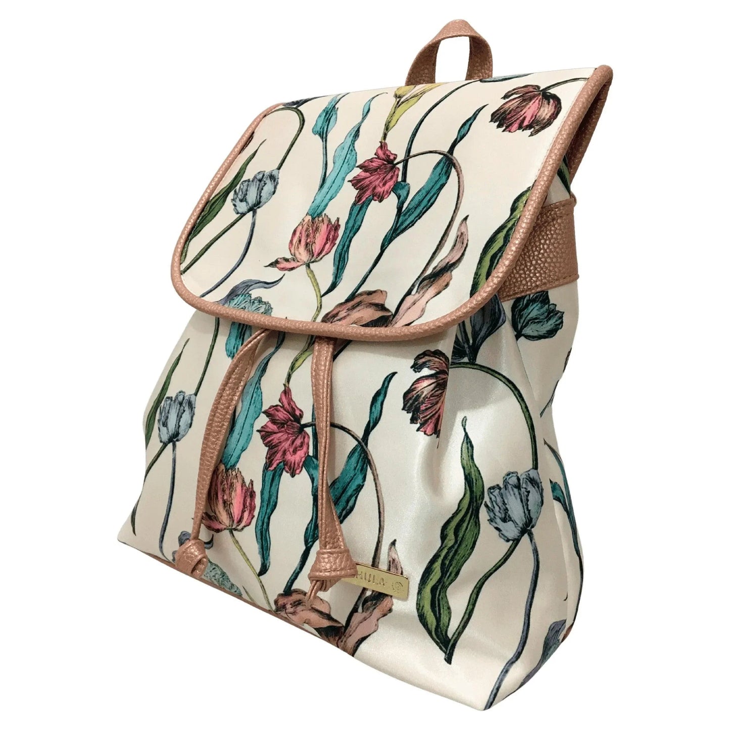 Mochila de Mujer grande BagPack Celine Flores Peonia | CHULA Tulum