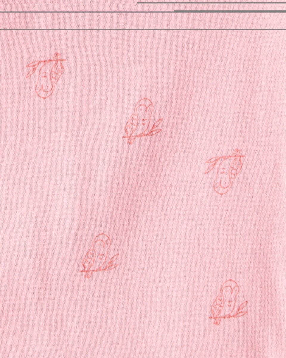 Pack 4 bodies de manga larga acanalados con estampados de bosque