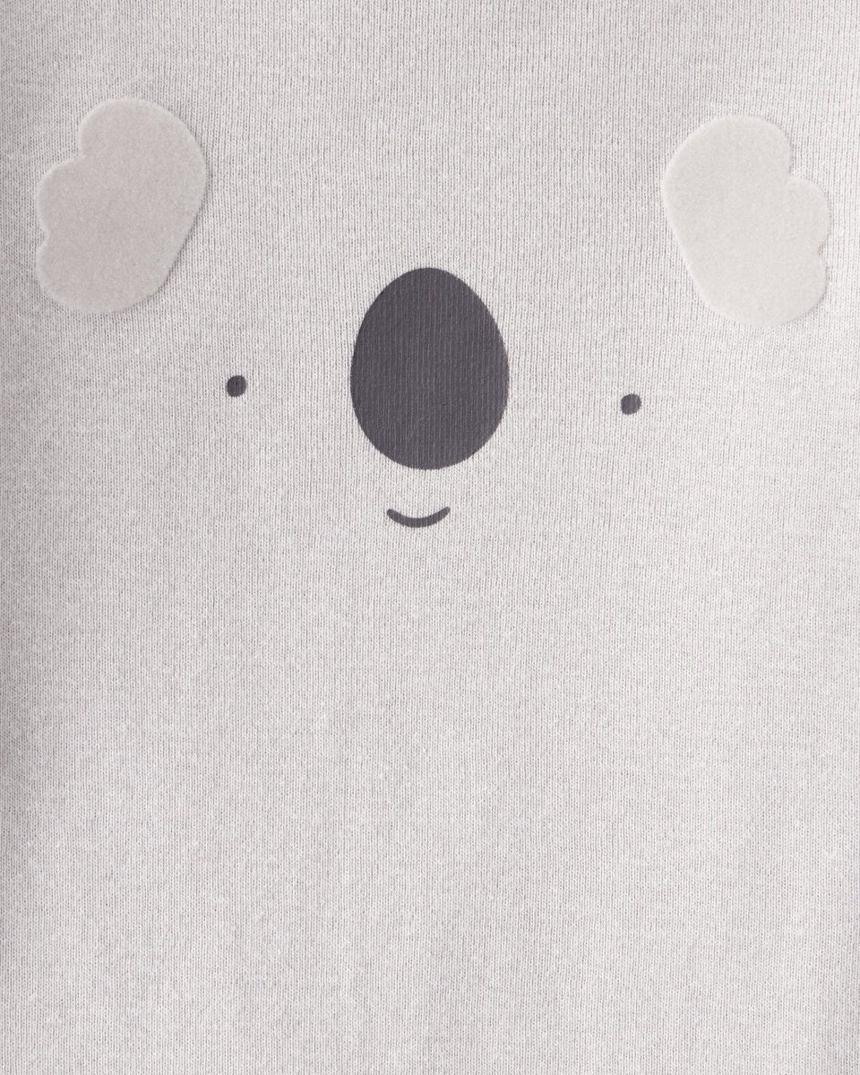 Pack 4 bodies de manga larga con koalas y zorros lila/rosa