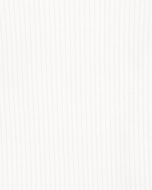 Pack de cuatro bodies de manga larga de canalé en colores del arcoíris