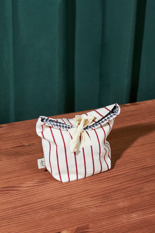 Panera pequeña loneta granate