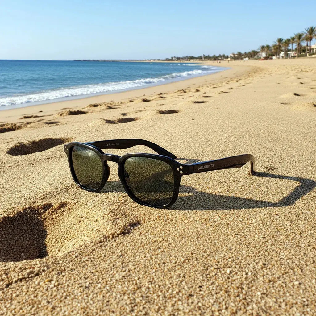 Patacona · gafas de sol redondas negras
