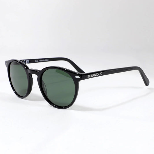 Peñarronda · gafas de sol negras con lentes polarizadas verdes