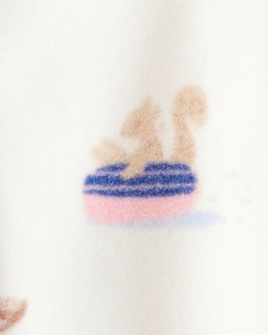 Pijama enterizo de polar estampado