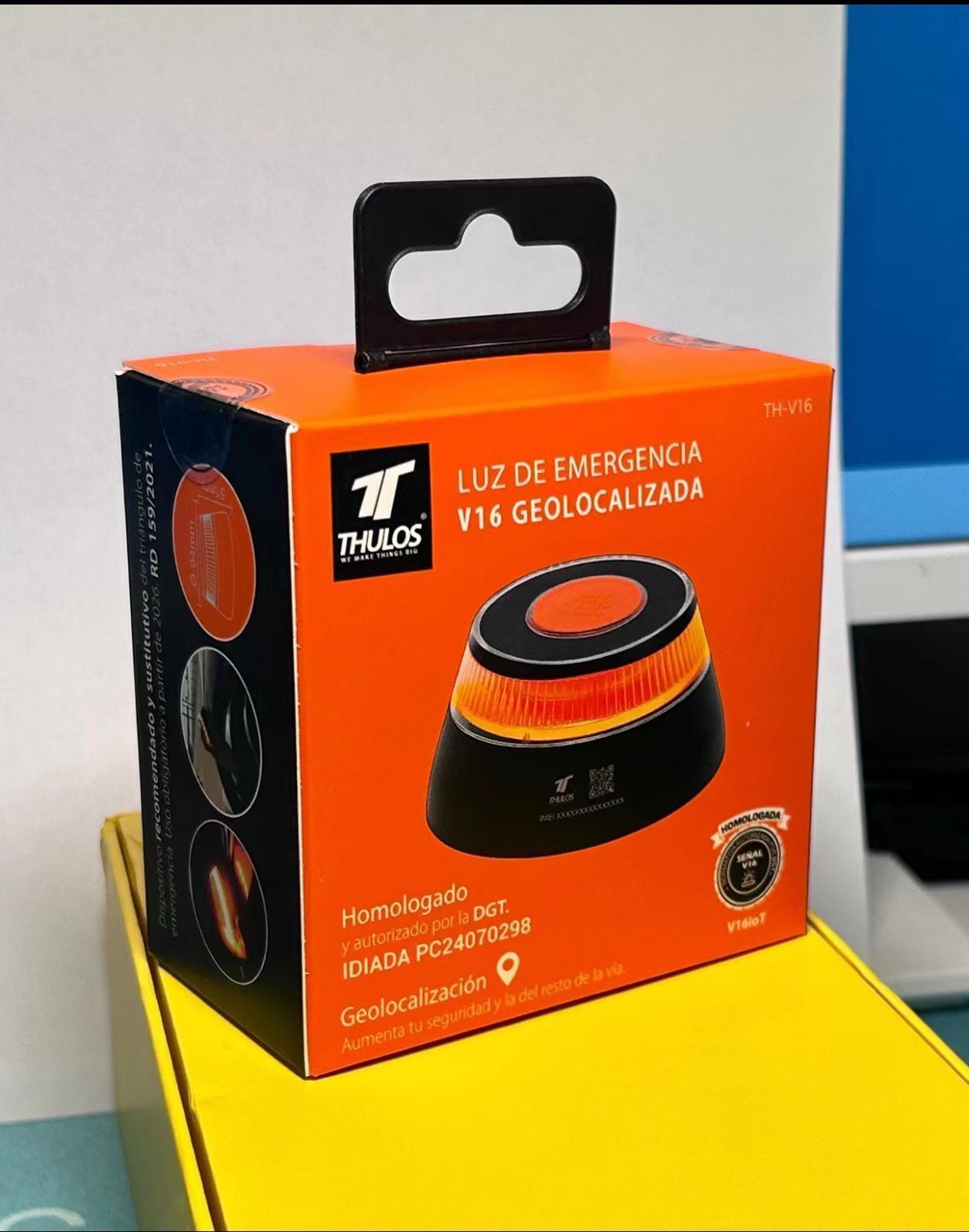 Baliza Luz De Emergencia V16 Geolocalizada Homologada Por DGT