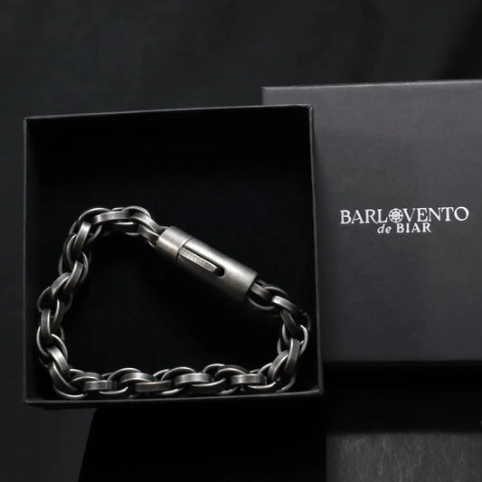 Pulsera Aludra · Pulsera de cadena hervida negra