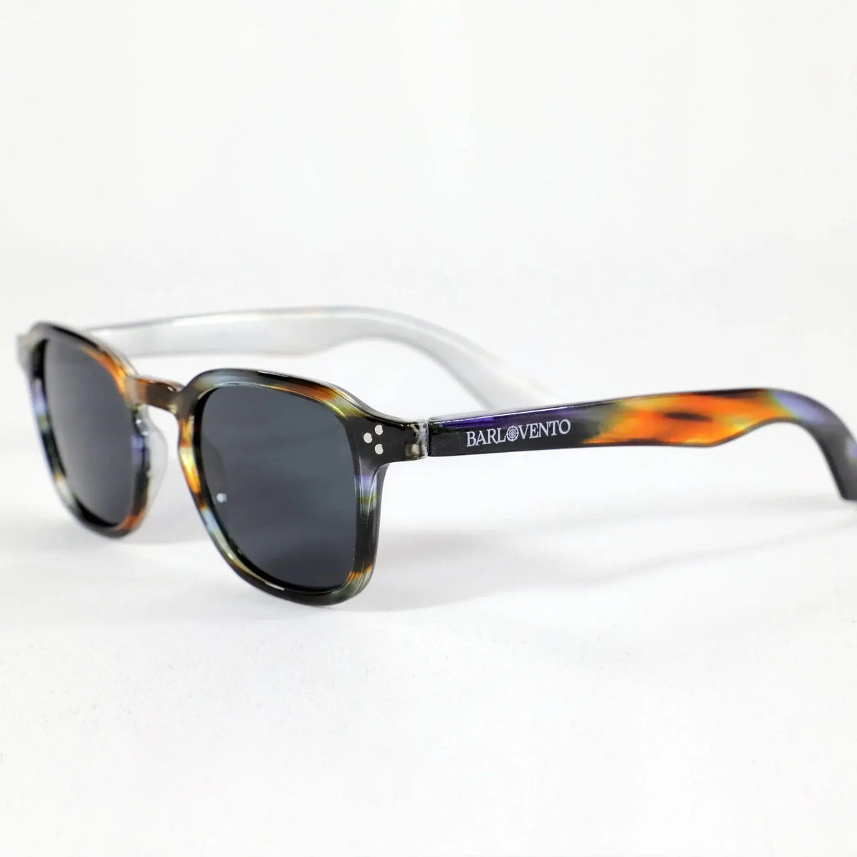 Savinosa · gafas de sol redondas marrones y cristalinas