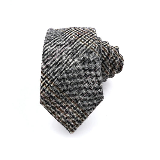 Svalbarg · corbata de lana gris