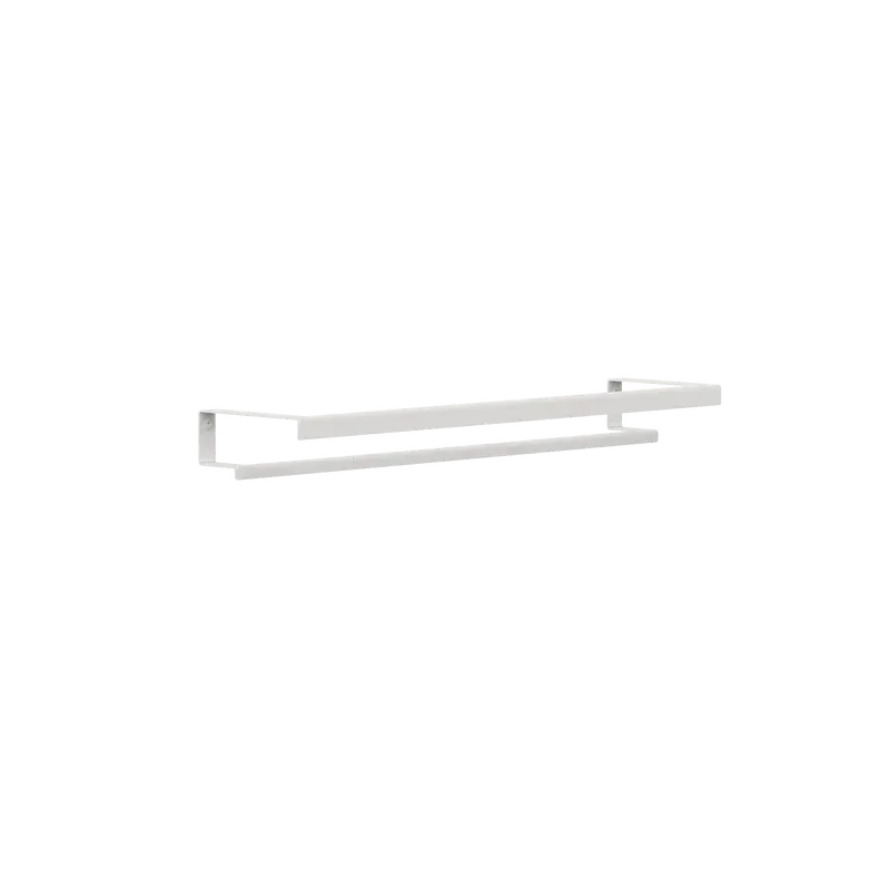 Toallero de pared en acero inoxidable individual o doble