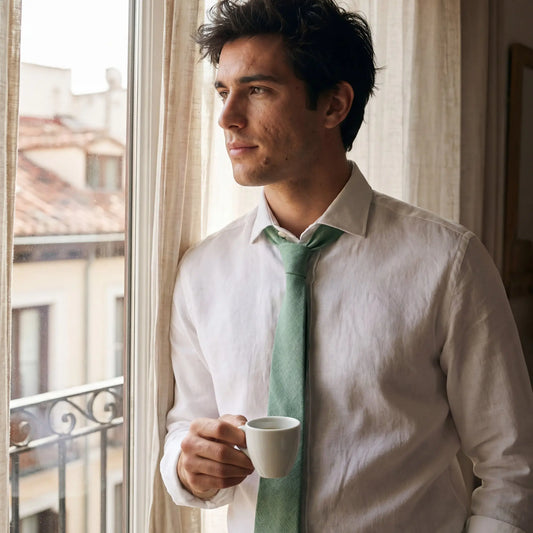 Tonopah · corbata verde claro suave