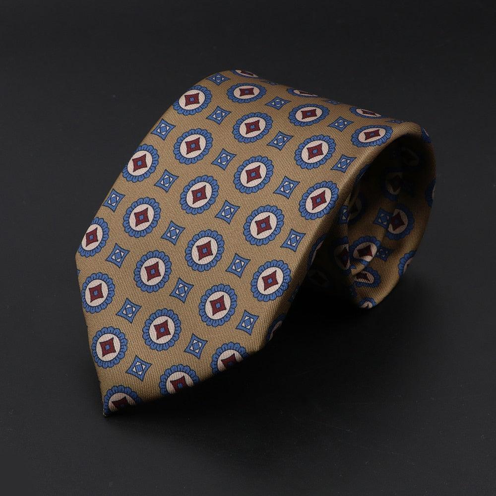 Valentano · corbata estilo italiano marrón