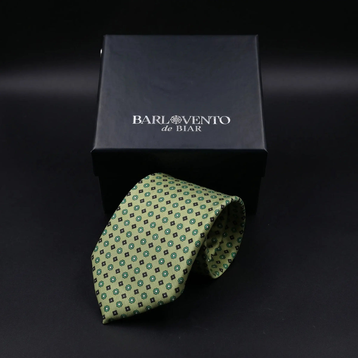 Venezia · corbata estilo italiano verde lima